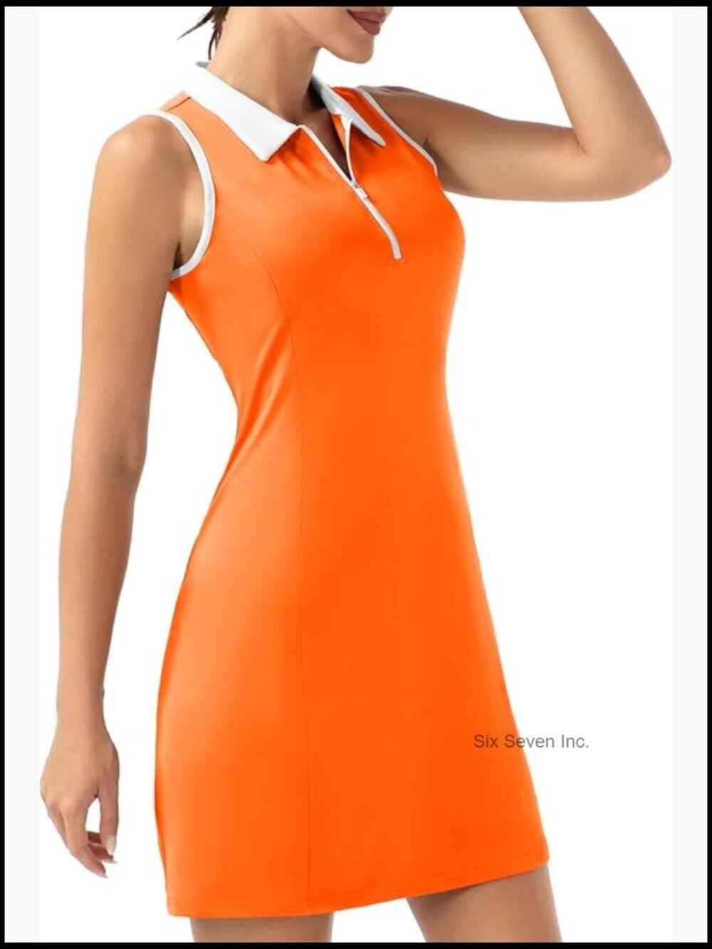 Golf Tennis Sport Dress with Integrated Shorts and Pockets